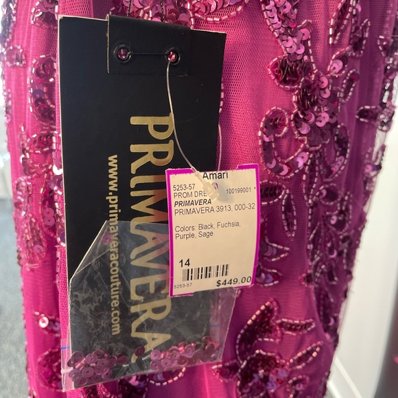 Primavera #3913 Fuchsia Size 14 NWT - Picture 4 of 4